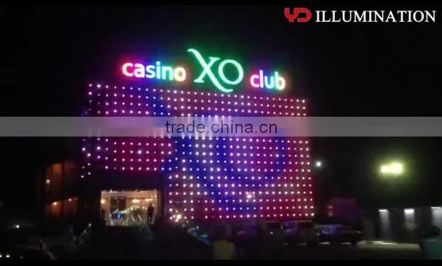 IP68 waterproof LED pixel light used for outdoor building decorations