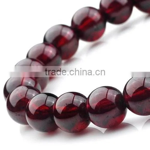 Garnet Round Beads