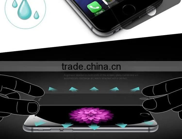 Factory wholesale privacy tempered glass screen protector for iphone 6s 6s plus