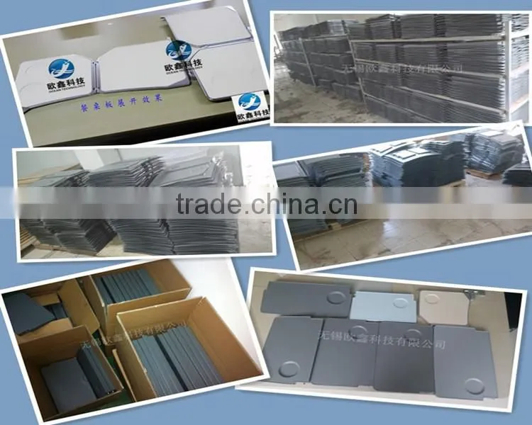 vacuum forming thick blister clear plastic cover/clamshell PVC tray
