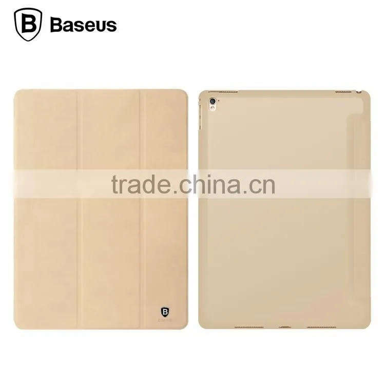 BASEUS For iPad Pro 9.7 Terser Series 3 Folding Leather Case Luxury Business PU Leather Case With Stand For iPad Pro 9.7 TB-0343