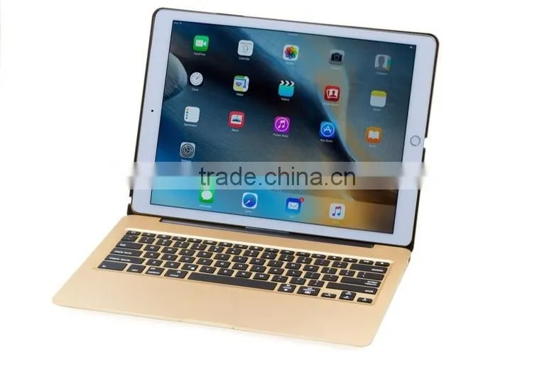 Exquisite Aluminum Case With Power Bank Bluetooth Keyboard for iPad Pro