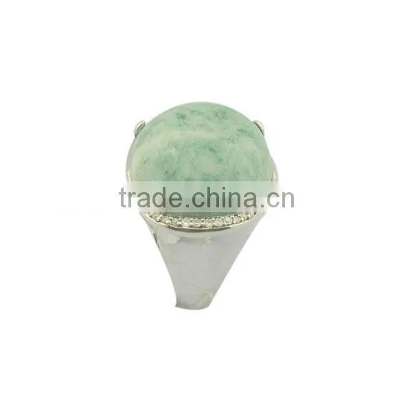 big fashion jewelry silver ring