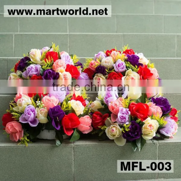 artificial rose flower wedding decoration wedding flower wedding home party decoration(MFL-003)