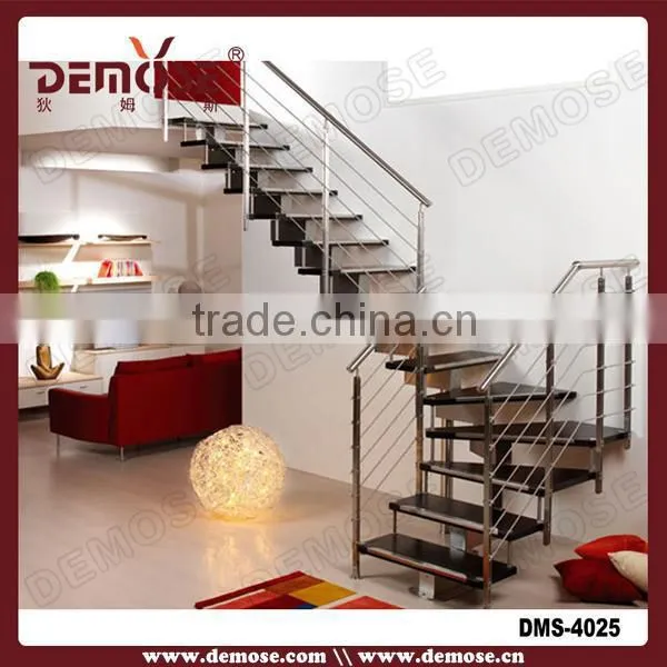 cast iron staircase and rubber tread stair handrail end cap