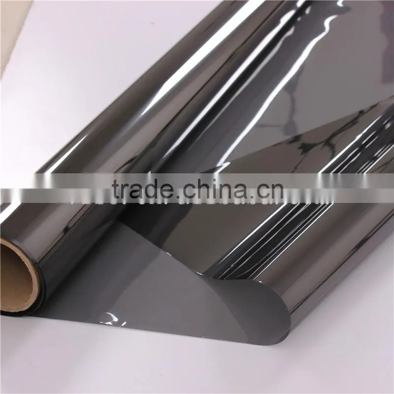 Removable with Glue Static Electricity Decoration Gray Color Glass Window Film