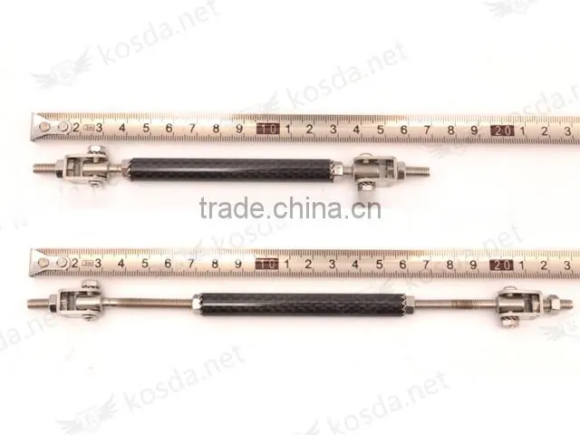 Universal Adjustable Front Bumper Lip Rod Splitter Strut Tie Bar Support