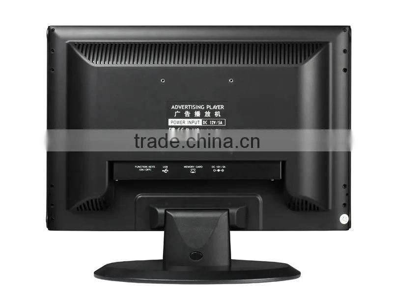 15 inch wall mounted loop video scrolling led signs