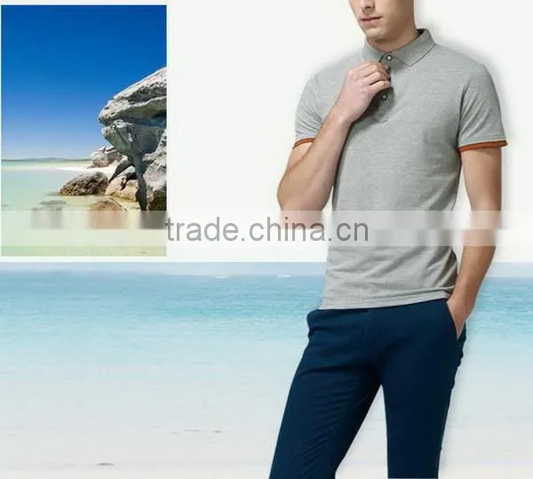 Contemporary useful men's polo shirts with nice collar/cuffs