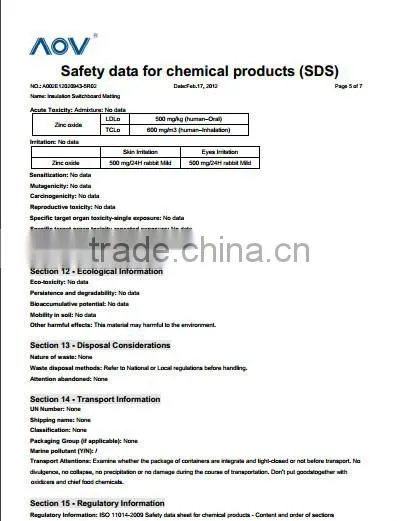 ASTM D 178 requirements switchboard matting class 3 40000V withstand voltage