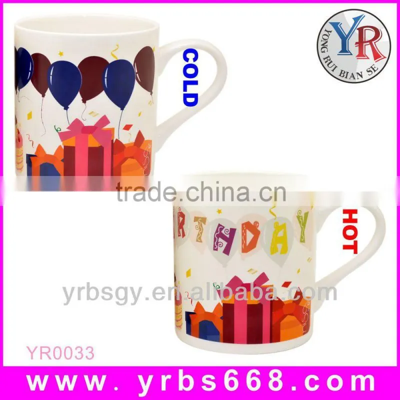 280 ml OEM Color Changing Cola Glass Cup Provide Logo Design