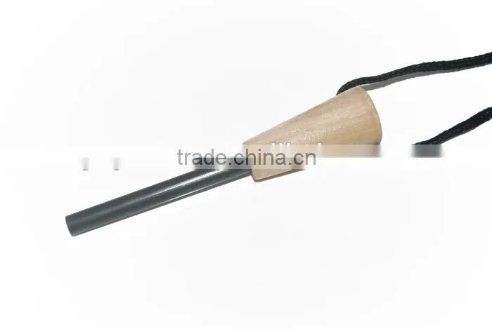 2014 New camping Survival Wood Fire Starter Survival wooden Flint