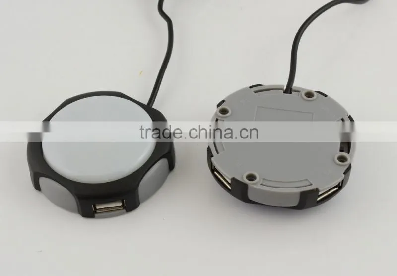 Creative Style USB2.0 Hub with 4 Ports Can Print Logo on Webkey Button as Promotional Gifts