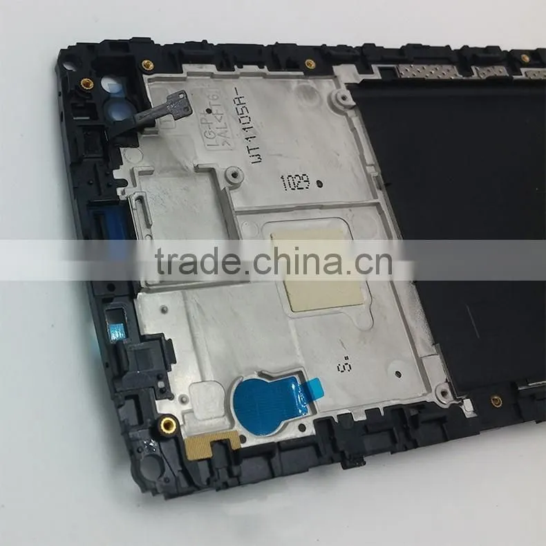 For LG V10 LCD Display Touch Screen with Digitizer Assembly and Bezel Frame Replacement Black