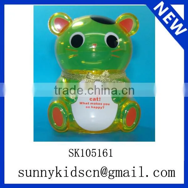 Plastic piggy bank for sale custom money box
