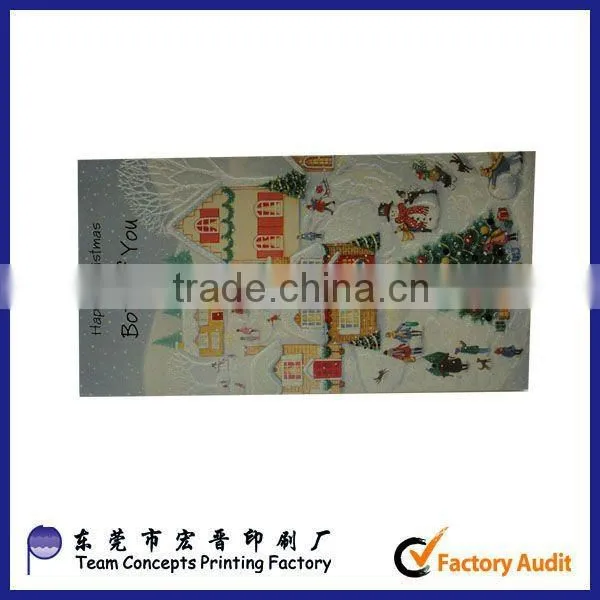 Fashion design paper glitter greeting cards
