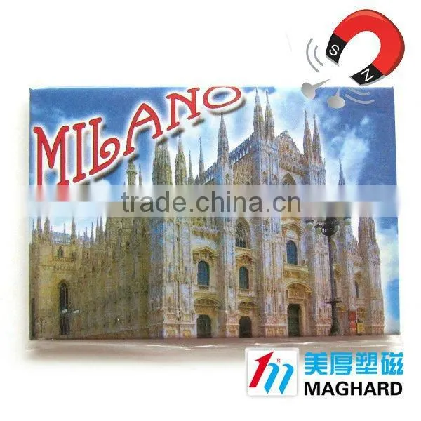 Tourist souvenirs MILANO Church of Duomo Fridge Iron Magnet