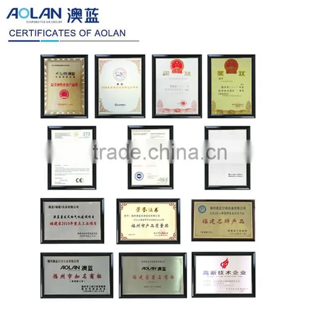 Industry air cooler Dimension 1150*1150*982 DC Motor inverter, multi speed AZL18-LS10CZ