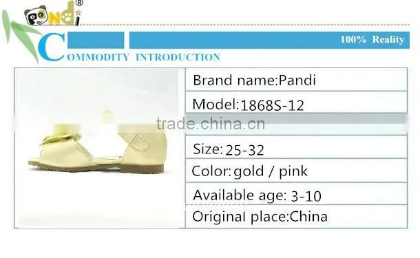 Hot sale latest fashion summer girls sandals 2014