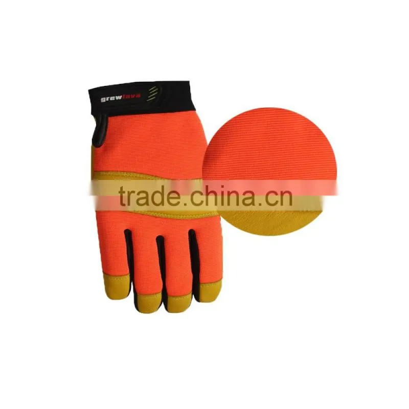 Customized Heavy Duty Anti-Slip pilot leather glove