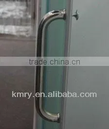 304 Stainless Steel Roller Shower Enclosure Cubicle Best Price Tempered Glass Plastic Sliding Shower Door(KD8013A)