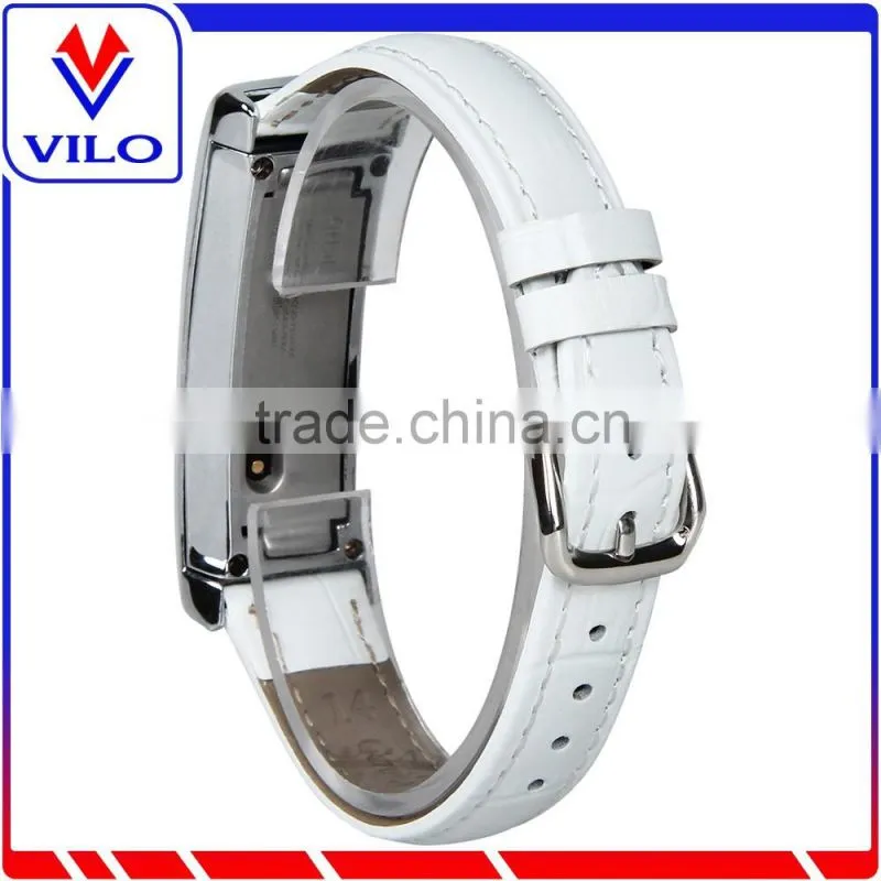 Hot selling Crocodile Genuine leather Wristband Replacement Band for Fitbit Alta Band with Metal frame