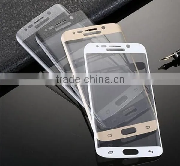glass screen protector, Curve Tempered glass film For Samsung S6 edge, For Samsung galaxy S6 edge