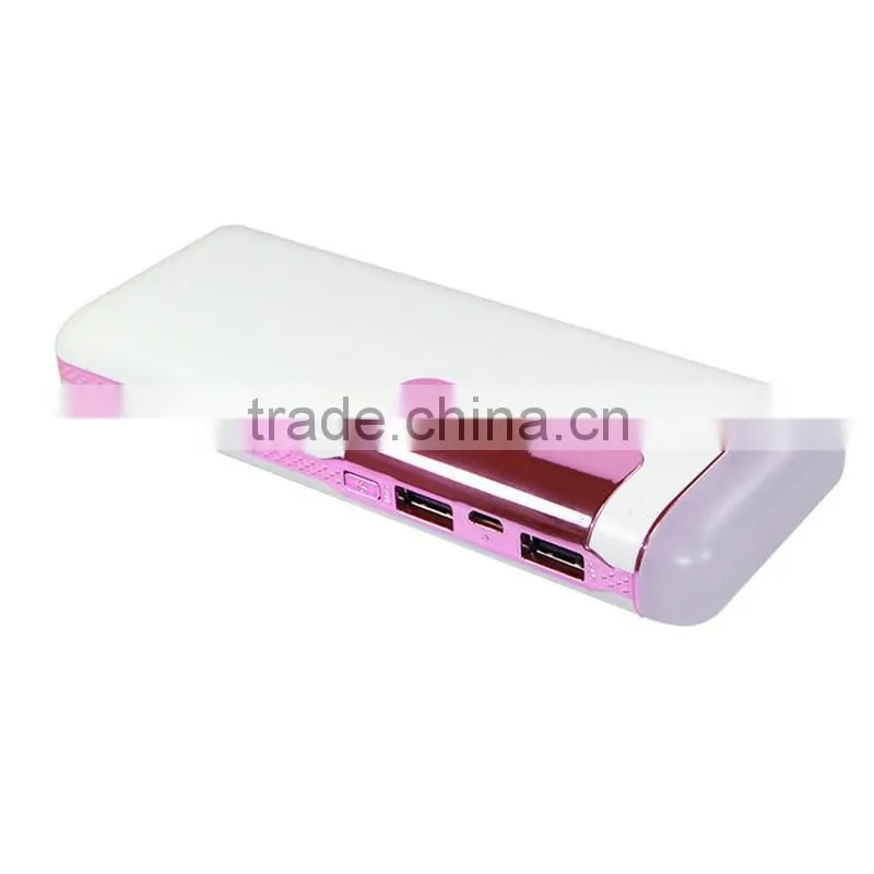 High quality laptop wireless powerbank slim 6000mah portable power bank 8000mah for moblie phone with LED light