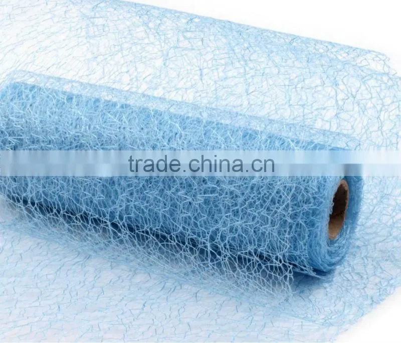 Decorative Fibre Net Roll for wrapping flowers and decorations