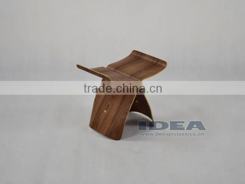 Replica Sori Yanagi Butterfly Stool - Walnut