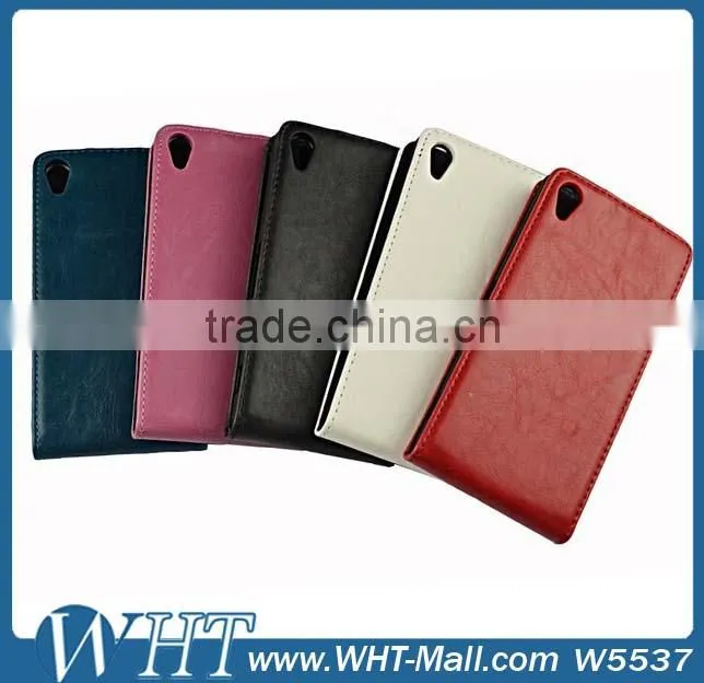 Bulk Buy from China Mobile Phone Accessories Leather Case for Sony Xperia Z2 Flip Cover