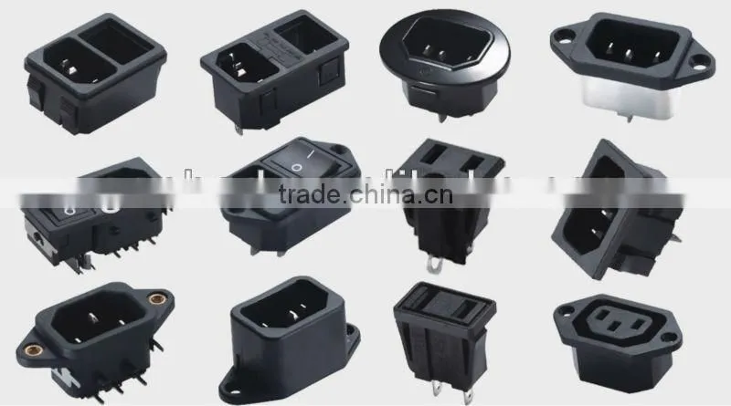 Electrical socket&plug switched socket