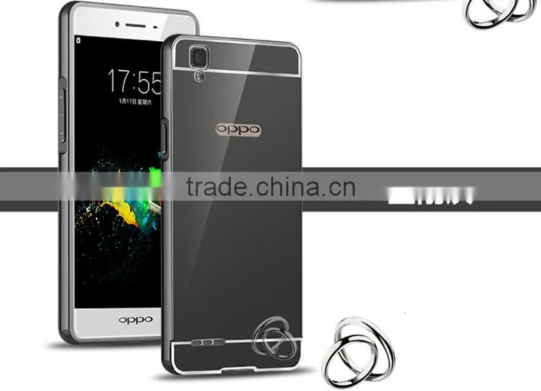 High Quality Aluminum Bumper Mirror Phone Case Cover For OPPO A53