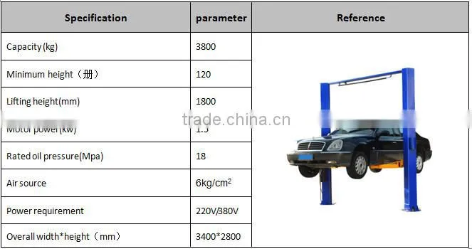 2 post car lift