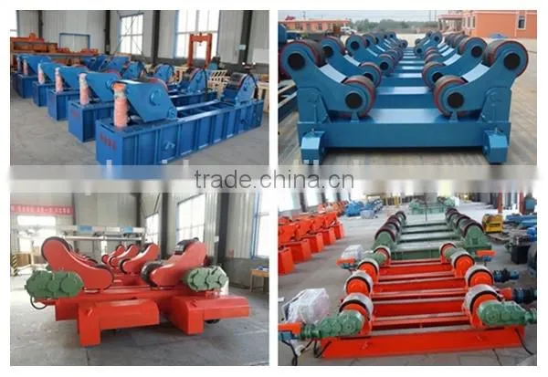 Self adjustable tank welding rotators