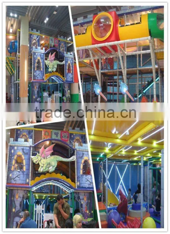 Cheer Amusement Castle Themed soft indoor playground