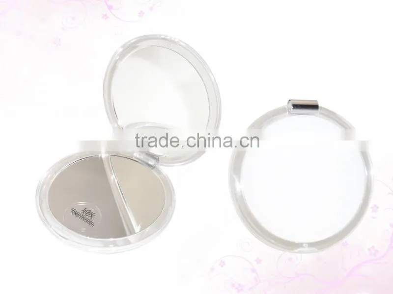 10cm Acrylic pocket mirror with 1x & 10x magnification