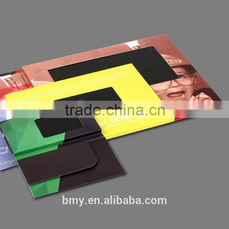 High-end custom 2.4 "/2.8"/3.5"/5"/7"/10.1"video card digital video laptop invitation e-card gift CARDS