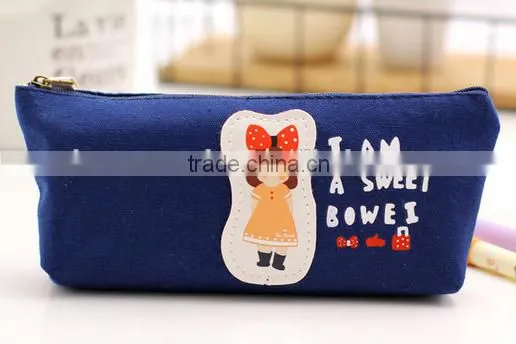 Lovely little girl pencil case , pencil bag for girls