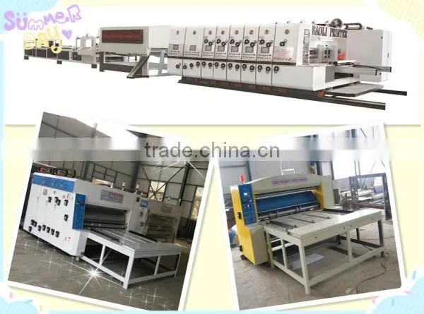 Manual folder gluer machine/Corrugated carton folding gluing machine