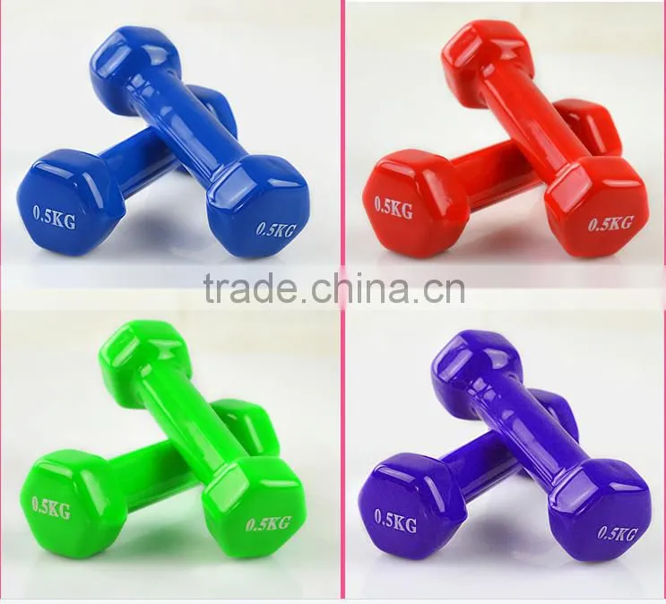 vinyl dipped dumbbell for women lose weight