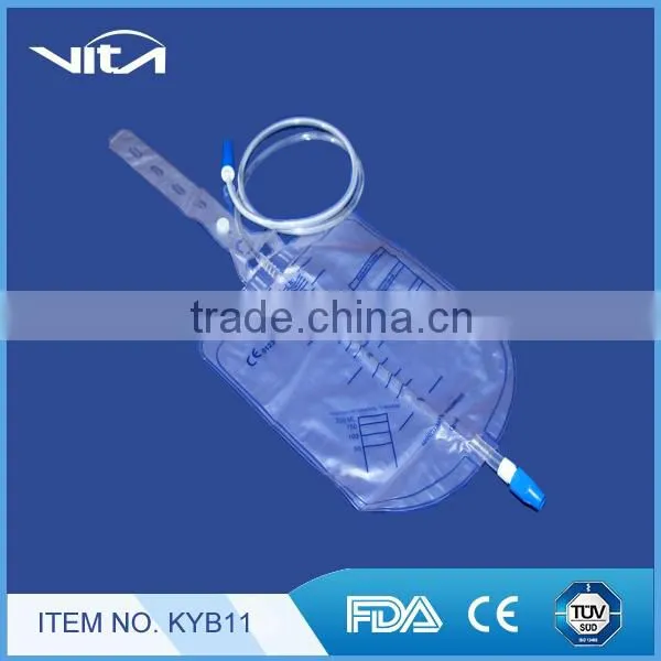 2000ml non-toxic PVC urine collection bag KYB11