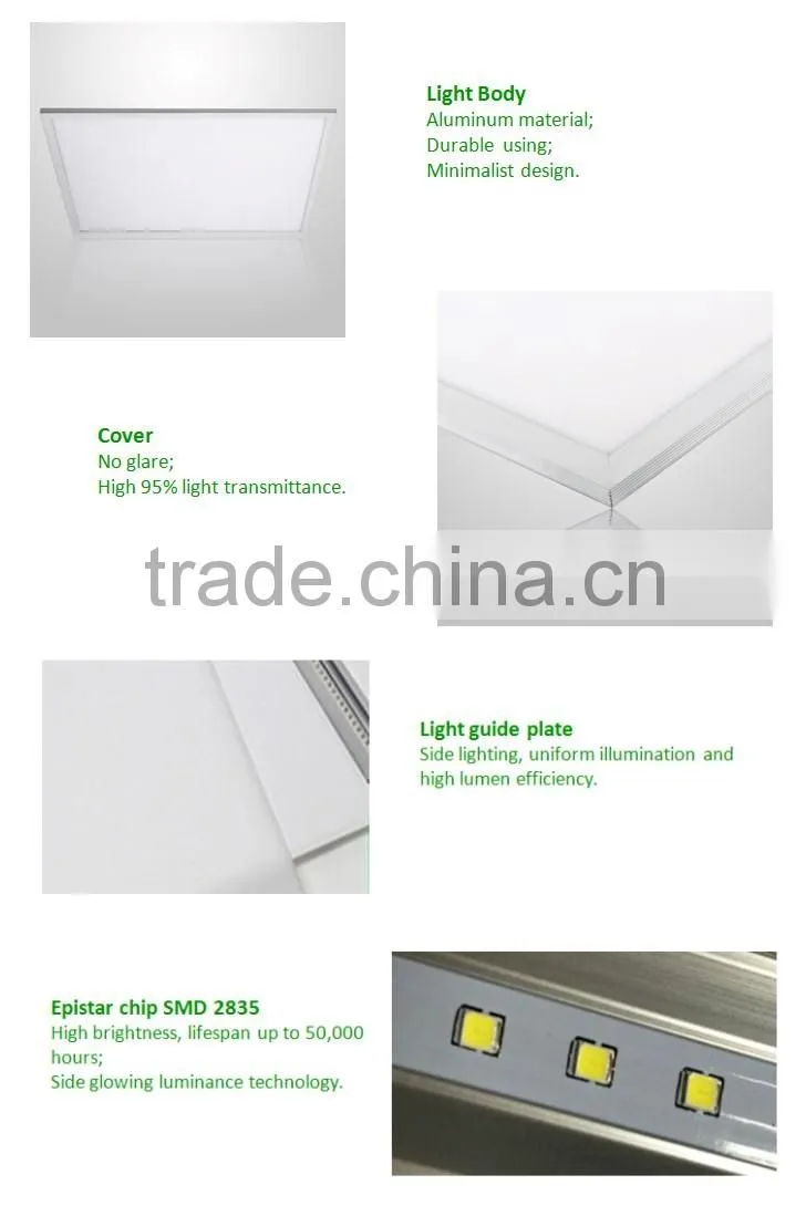 Top quality led panel 600x600 36W led panels lamp IP44 rating for commercial lighting