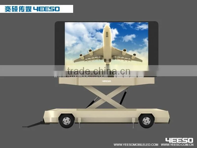 YEESO T12 Outdoor Mobile LED Advertising Trailer