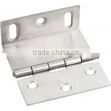 2-1/2" Wrap Around with Large Slottted Holes Heavy Duty Furniture Cabinet Door Hinge