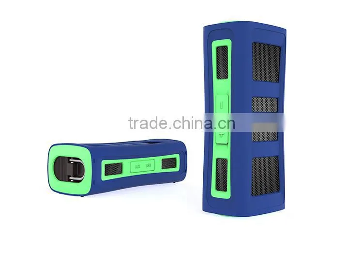 2016 Waterproof IPX67 Speaker Outdoor Sport Portable Bluetooth Speaker From Factory With two speakers