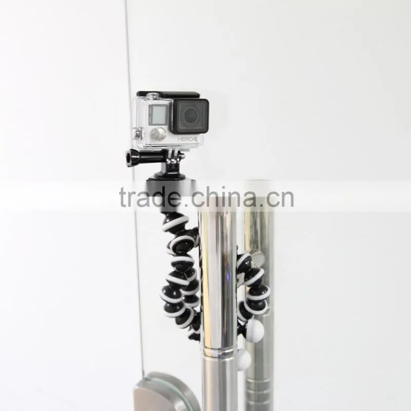 New Bendable Tripod Stand with Adapter for Go Pro cameras and SJ4000 and SJ5000