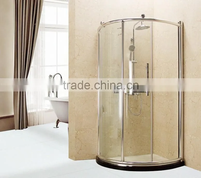 90*90 100*100 framed sliding glass arc shower screens