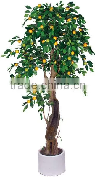 wholesale indoor decorative artificial bend oak tree with acorns