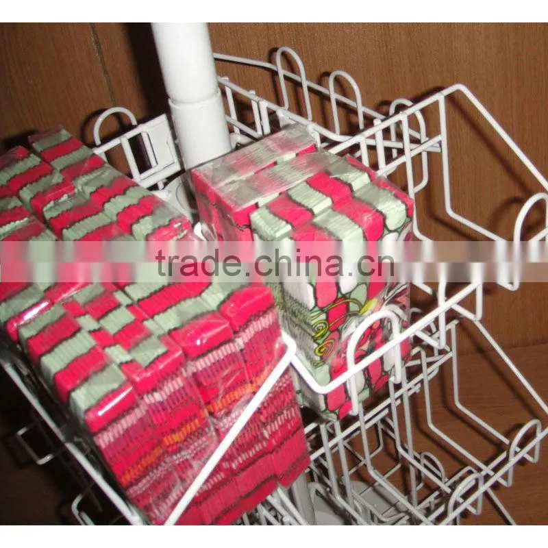 counter top spinning tissue display rack from china factory